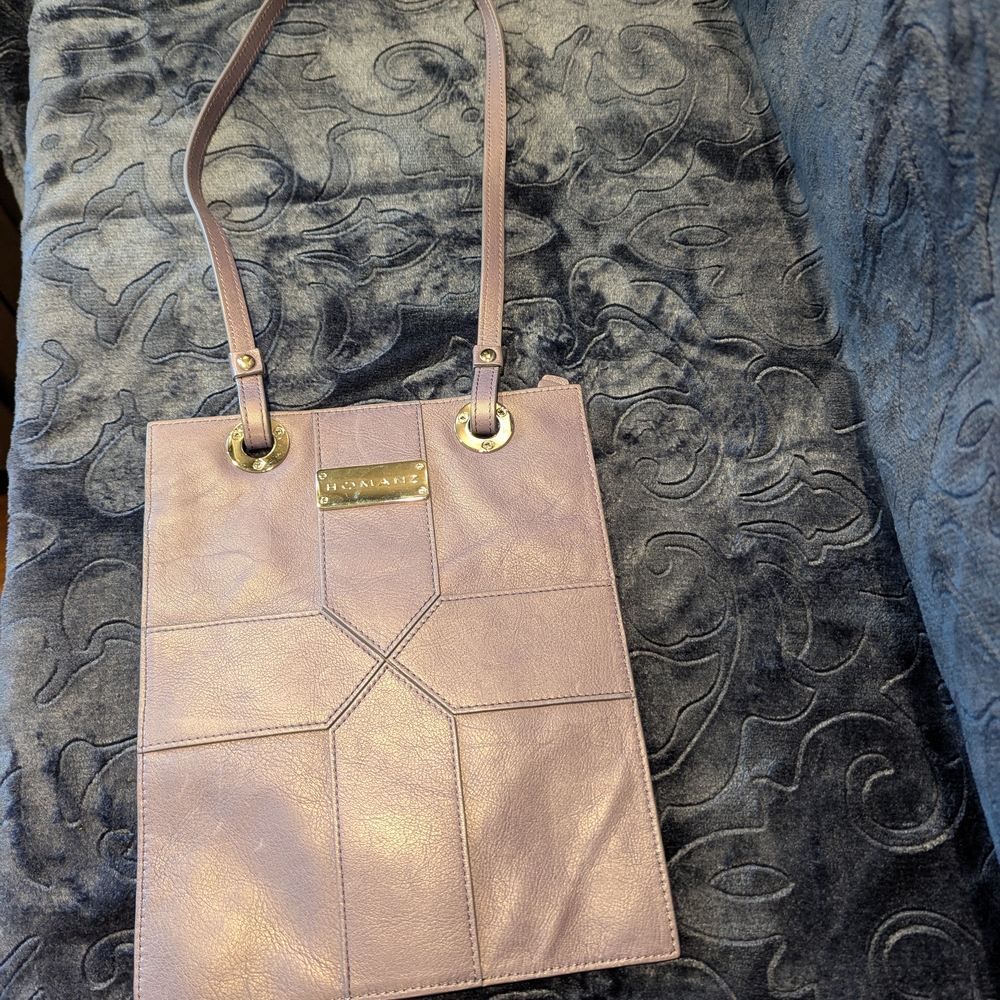 Homanz Purple Geometric Shoulder Bag